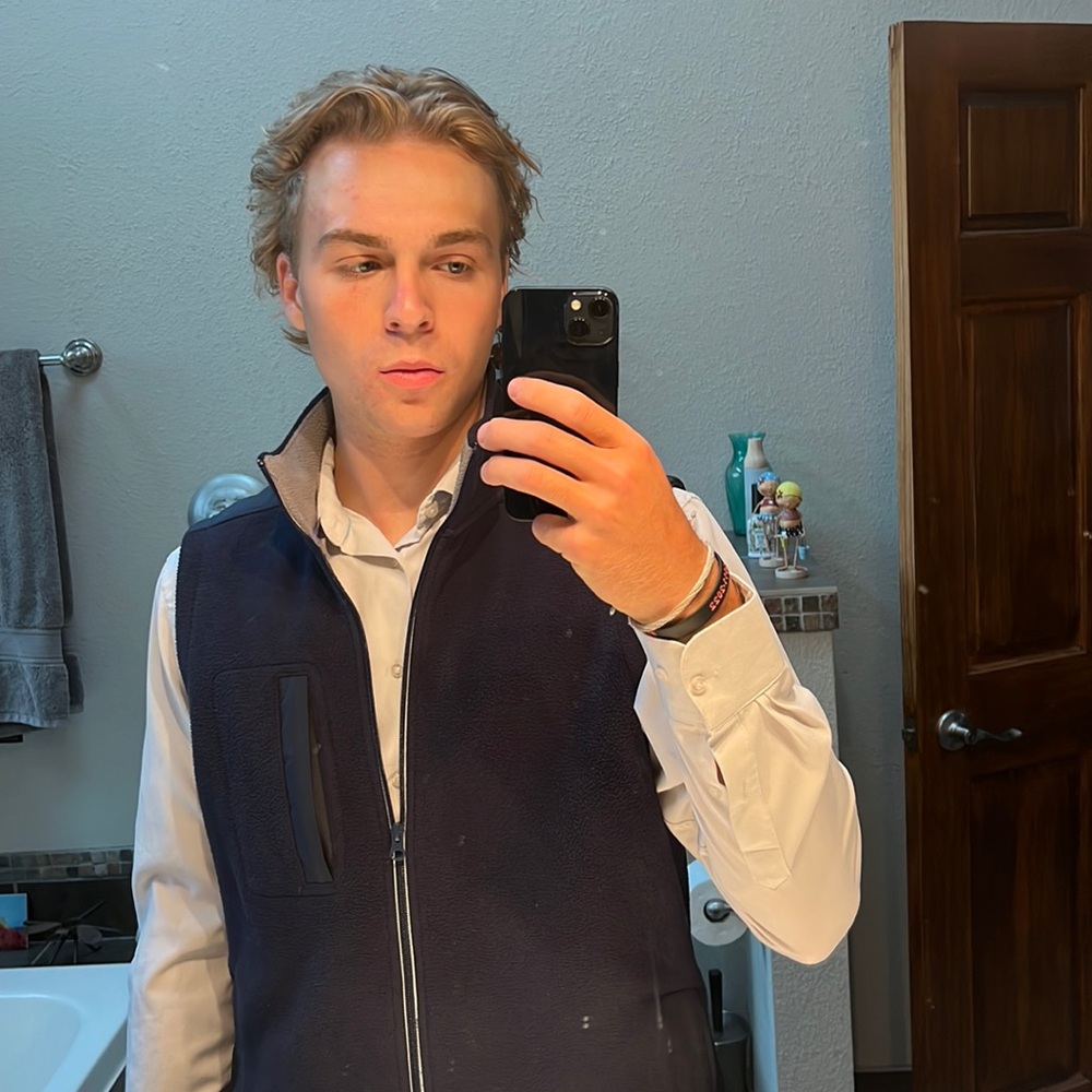 Navy Brooks Brothers Vest (Size Large)